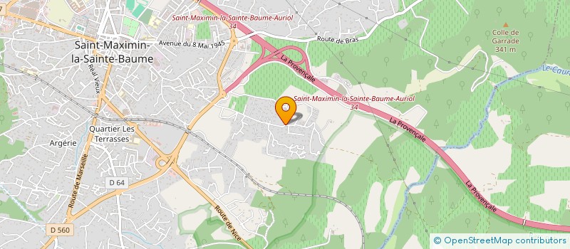 localisation de l'entreprise MONSIEUR FREDERIC DOS SANTOS à SAINT-MAXIMIN-LA-SAINTE-BAUME