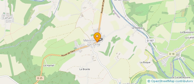 localisation de l'entreprise MONSIEUR FREDERIC DOS SANTOS MORAIS  MENIL-HUBERT-SUR-ORNE