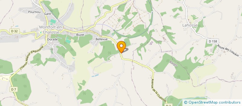 localisation de l'entreprise MONSIEUR FREDERIC DOSBAA  MONTFORT-EN-CHALOSSE