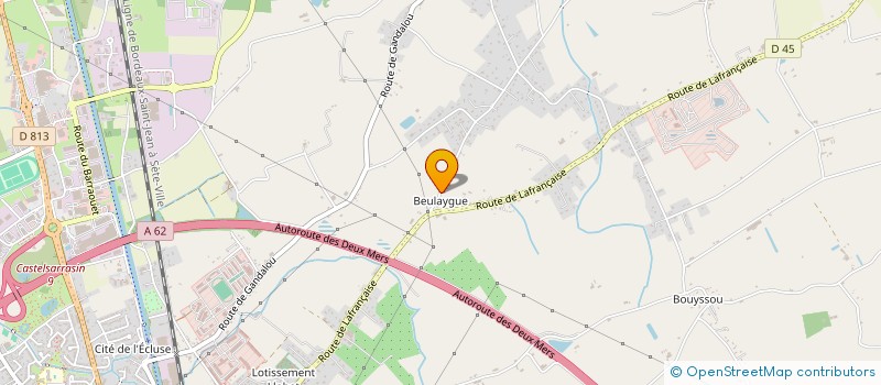 localisation de l'entreprise MONSIEUR FREDERIC DOSNE  CASTELSARRASIN