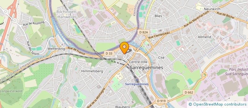 localisation de l'entreprise MONSIEUR FREDERIC DOUB à SARREGUEMINES