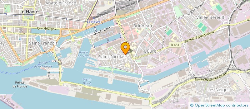 localisation de l'entreprise MONSIEUR FREDERIC DOUBET à LE HAVRE