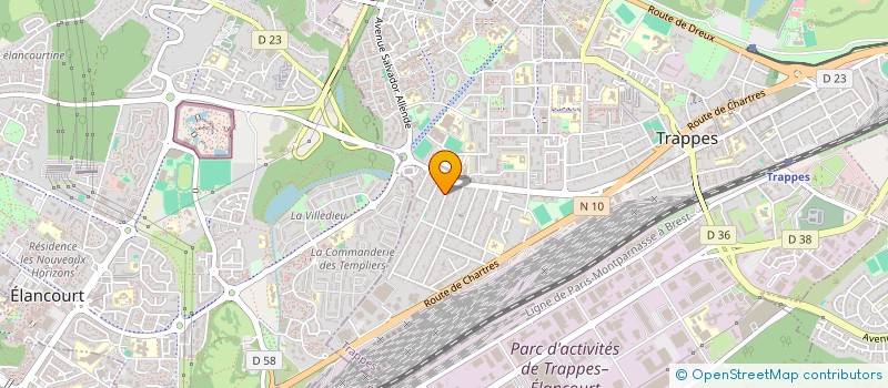 localisation de l'entreprise MONSIEUR FREDERIC DOULAY à TRAPPES