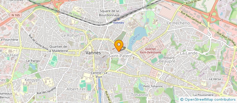 localisation de l'entreprise MONSIEUR FREDERIC DOUSSAL à VANNES