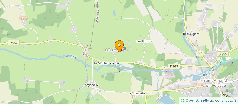localisation de l'entreprise MONSIEUR FREDERIC DOUTE à SAINT-AMAND-EN-PUISAYE