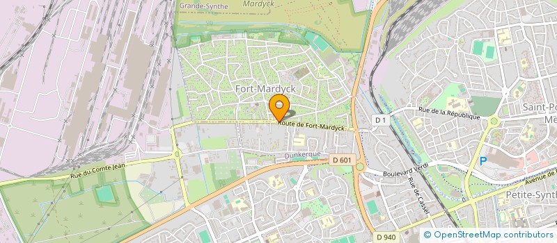 localisation de l'entreprise MONSIEUR FREDERIC DOYEN à DUNKERQUE