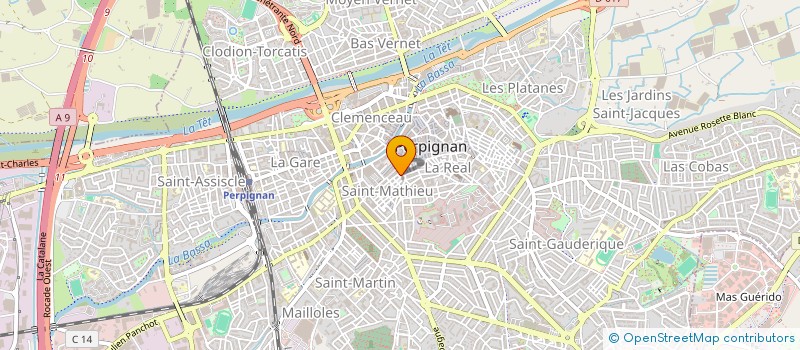 localisation de l'entreprise MONSIEUR FREDERIC DRODE  PERPIGNAN