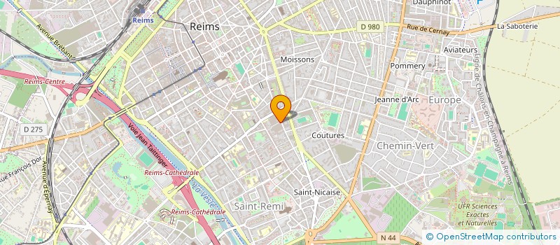 localisation de l'entreprise MONSIEUR FREDERIC DROGUEST  REIMS