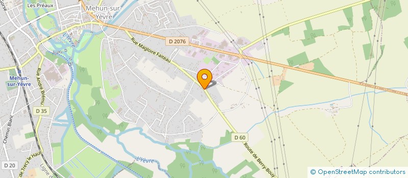 localisation de l'entreprise MONSIEUR FREDERIC DROUIN  MEHUN-SUR-YEVRE