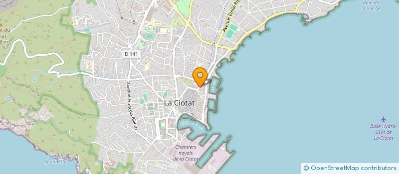 localisation de l'entreprise MONSIEUR FREDERIC DROUIN à LA CIOTAT
