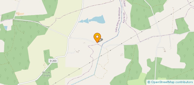 localisation de l'entreprise MONSIEUR FREDERIC DROUIN  SAINT-PIERRE-LE-MOUTIER