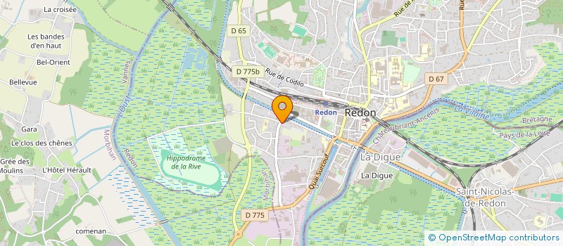 localisation de l'entreprise MONSIEUR FREDERIC DRUNEAU  REDON