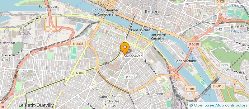 localisation de l'entreprise MONSIEUR FREDERIC DUBOC  ROUEN