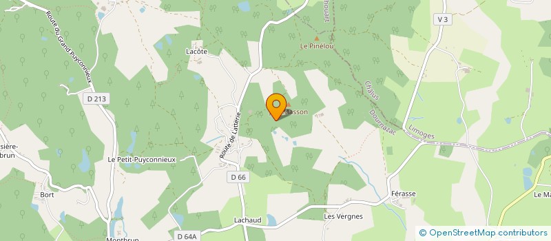 localisation de l'entreprise MONSIEUR FREDERIC DUBOIS à DOURNAZAC