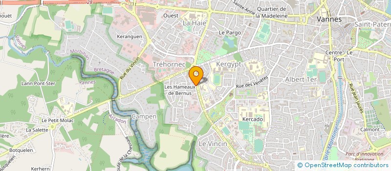 localisation de l'entreprise MONSIEUR FREDERIC DUBOIS à VANNES