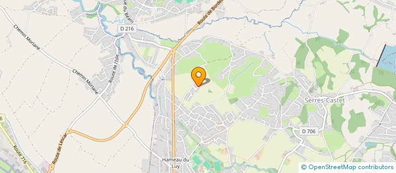 localisation de l'entreprise MONSIEUR FREDERIC DUBOIS  SERRES-CASTET