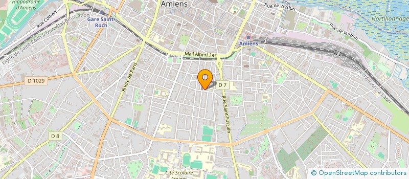 localisation de l'entreprise MONSIEUR FREDERIC DUBOIS à AMIENS