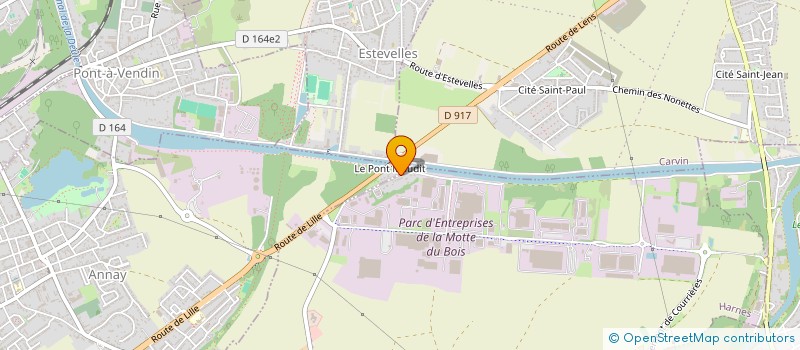 localisation de l'entreprise MONSIEUR FREDERIC DUBOIS  HARNES