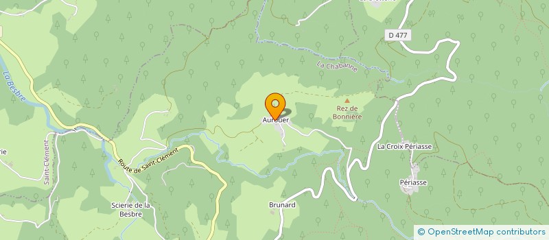 localisation de l'entreprise MONSIEUR FREDERIC DUBOS  LA CHABANNE