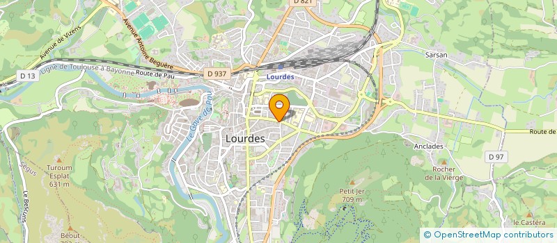 localisation de l'entreprise MONSIEUR FREDERIC DUBOUE  LOURDES