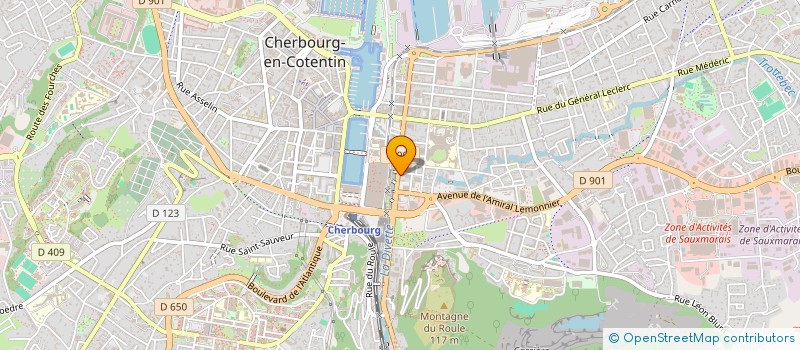 localisation de l'entreprise MONSIEUR FREDERIC DUBOURG  CHERBOURG-EN-COTENTIN