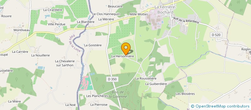 localisation de l'entreprise MONSIEUR FREDERIC DUBOUST à LA FERRIERE-BOCHARD