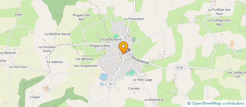 localisation de l'entreprise MONSIEUR FREDERIC DUBUISSON à LE MENE