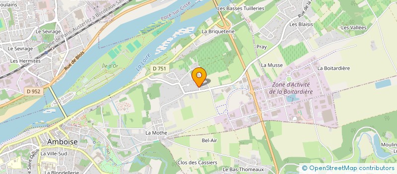 localisation de l'entreprise MONSIEUR FREDERIC DUBUISSON  AMBOISE