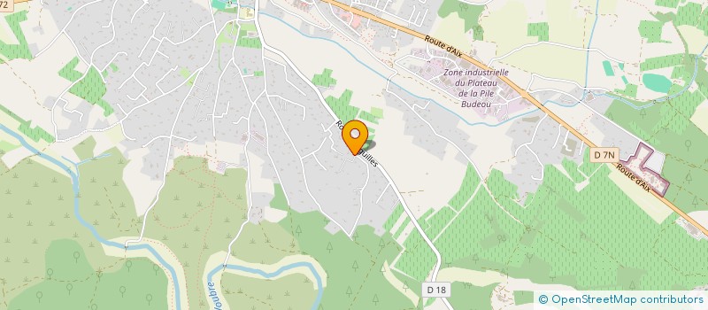 localisation de l'entreprise MONSIEUR FREDERIC DUBUISSON  SAINT-CANNAT