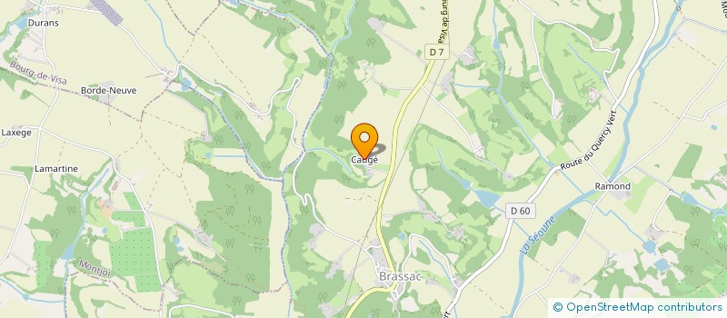 localisation de l'entreprise MONSIEUR FREDERIC DUCASSE  BOURG-DE-VISA