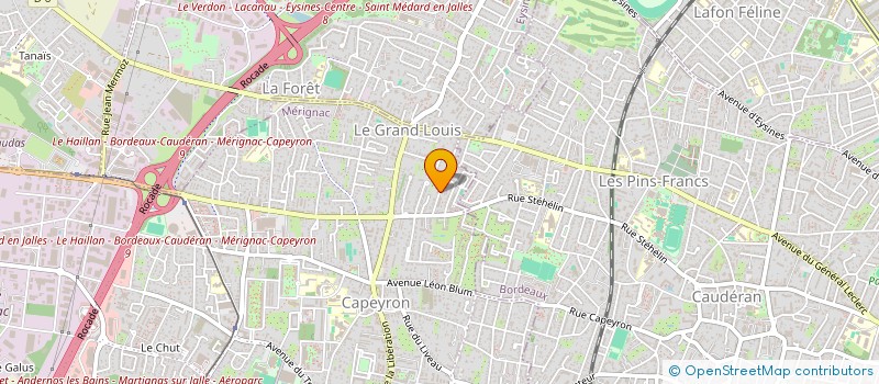 localisation de l'entreprise MONSIEUR FREDERIC DUCHARTRE  MERIGNAC