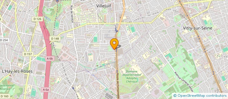 localisation de l'entreprise MONSIEUR FREDERIC DUCHEFDELAVILLE à VILLEJUIF