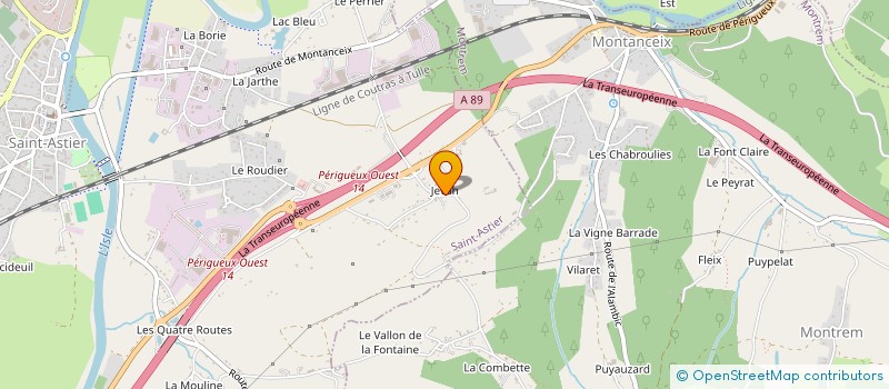 localisation de l'entreprise MONSIEUR FREDERIC DUCHESNAY  MANZAC-SUR-VERN