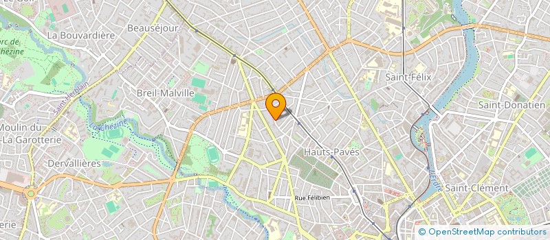 localisation de l'entreprise MONSIEUR FREDERIC DUCLAUT à NANTES