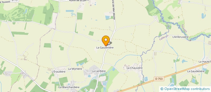 localisation de l'entreprise MONSIEUR FREDERIC DUCLOS  FROIDFOND