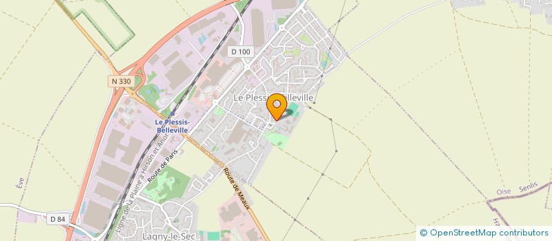 localisation de l'entreprise MONSIEUR FREDERIC DUCOS  LE PLESSIS-BELLEVILLE