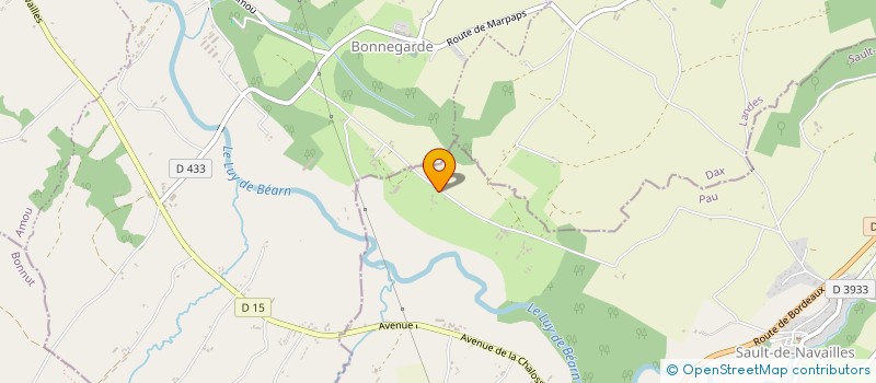 localisation de l'entreprise MONSIEUR FREDERIC DUCOURNAU  SAULT-DE-NAVAILLES