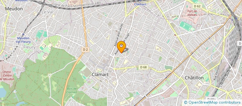 localisation de l'entreprise MONSIEUR FREDERIC DUCROS à CLAMART