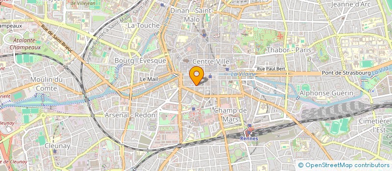 localisation de l'entreprise MONSIEUR FREDERIC DUEDAL  RENNES