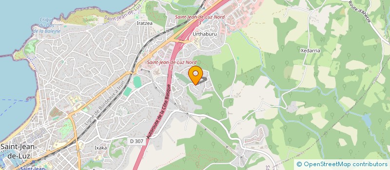 localisation de l'entreprise MONSIEUR FREDERIC DUFFORT à SAINT-JEAN-DE-LUZ