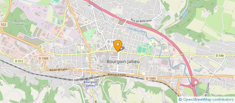 localisation de l'entreprise MONSIEUR FREDERIC DUFOUR  BOURGOIN-JALLIEU