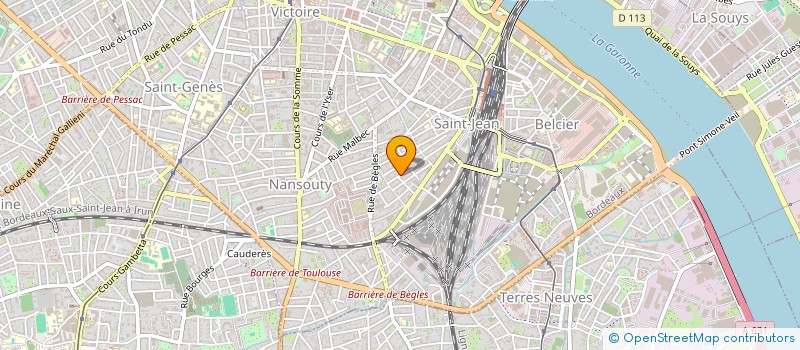 localisation de l'entreprise MONSIEUR FREDERIC DUFOURG à BORDEAUX