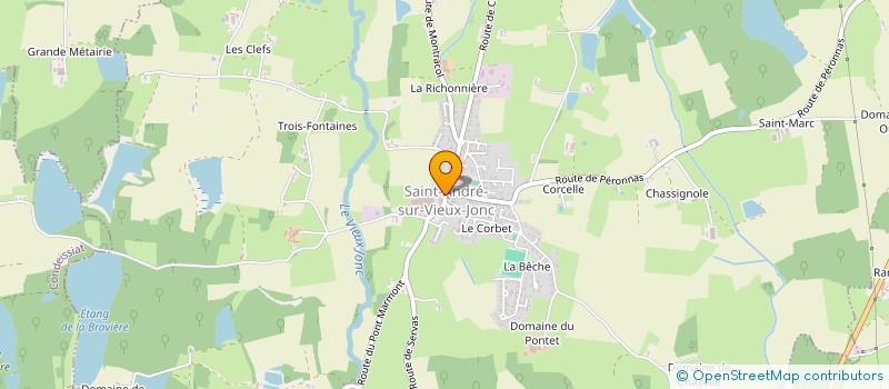 localisation de l'entreprise MONSIEUR FREDERIC DUGELAY  SAINT-ANDRE-SUR-VIEUX-JONC