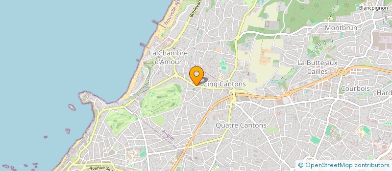 localisation de l'entreprise MONSIEUR FREDERIC DUHART  ANGLET