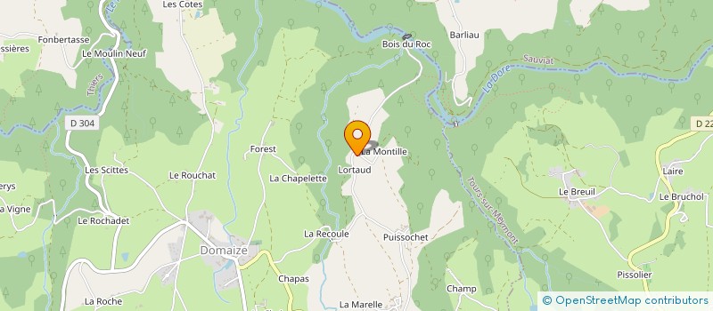 localisation de l'entreprise MONSIEUR FREDERIC DUHAYER à DOMAIZE