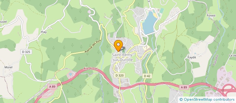 localisation de l'entreprise MONSIEUR FREDERIC DULAC  SAINT-REMY-SUR-DUROLLE