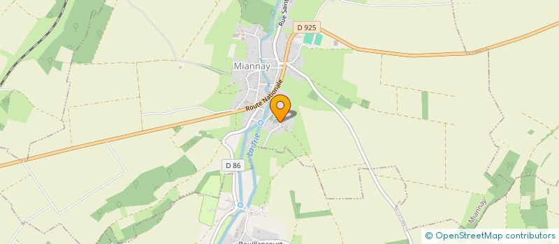 localisation de l'entreprise MONSIEUR FREDERIC DUMENIEL  MIANNAY