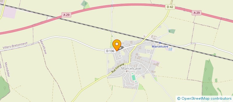 localisation de l'entreprise MONSIEUR FREDERIC DUMONT  MARCELCAVE