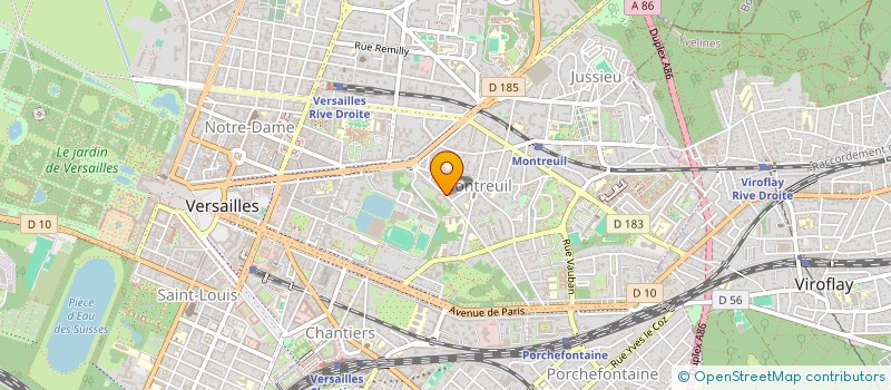 localisation de l'entreprise MONSIEUR FREDERIC DUMONT à VERSAILLES