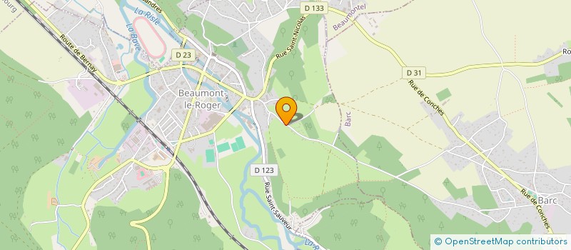 localisation de l'entreprise MONSIEUR FREDERIC DUMONT SAINT PRIEST  BEAUMONT-LE-ROGER